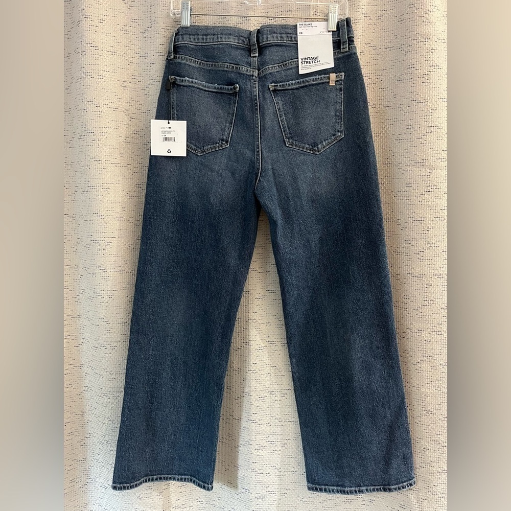 Joe's Jeans The Blake: Piazza Grind Wide Leg High Rise Crop - Picture 6 of 10